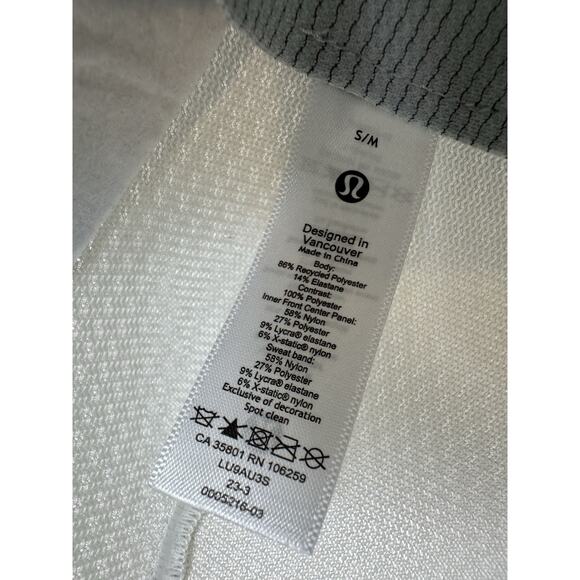 Lululemon Trucker Hat Cap Adults Snap Back Mesh Adjustable Cream Bone - Picture 7 of 9